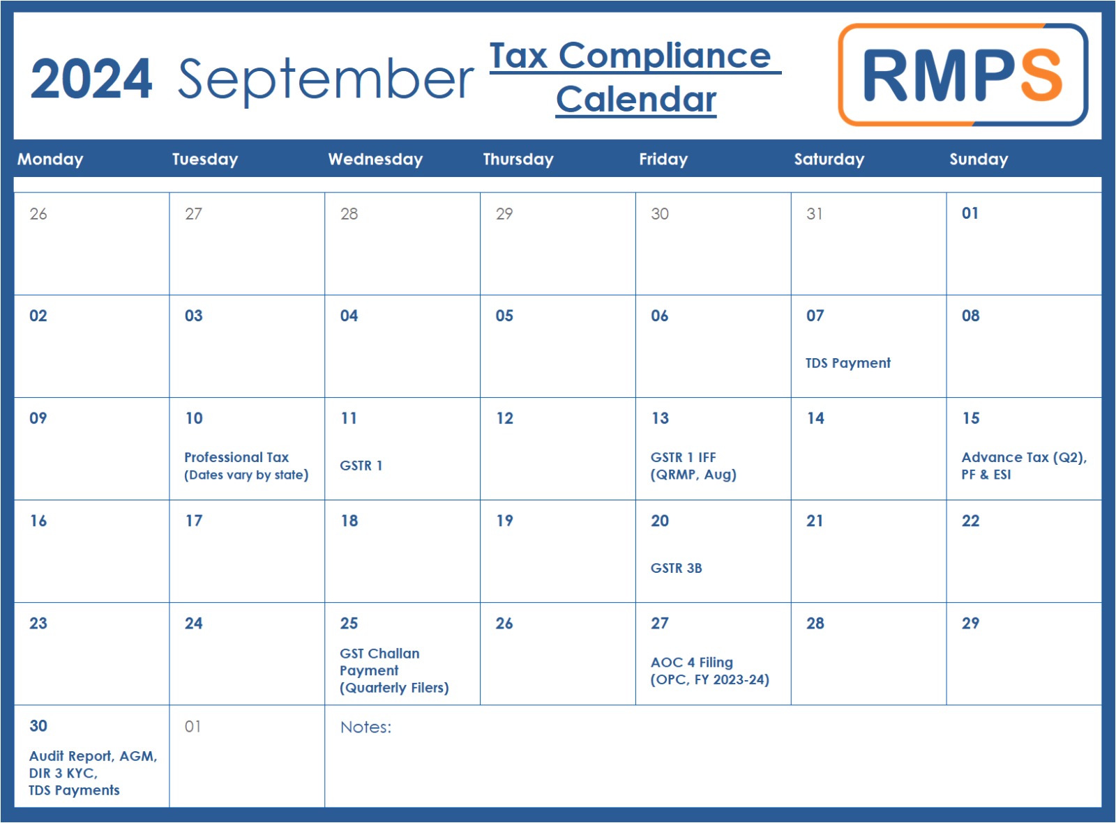 September 2024 Compliance Calendar Key Deadlines You Shouldn't Miss